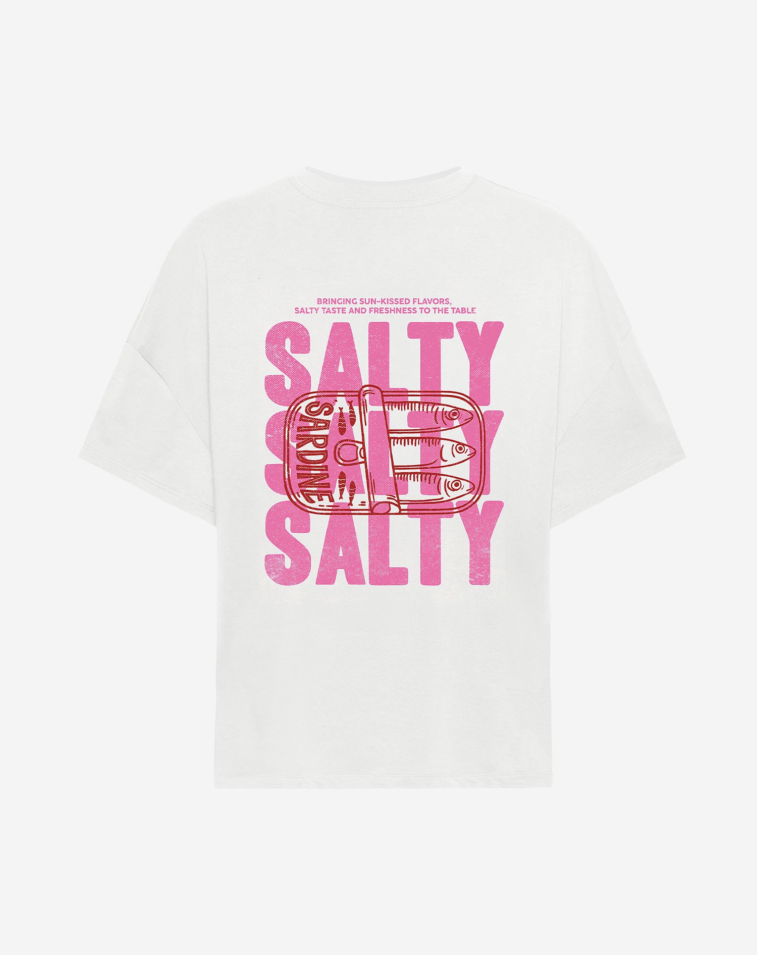 SALTY OVERSIZED TEE CRÈME