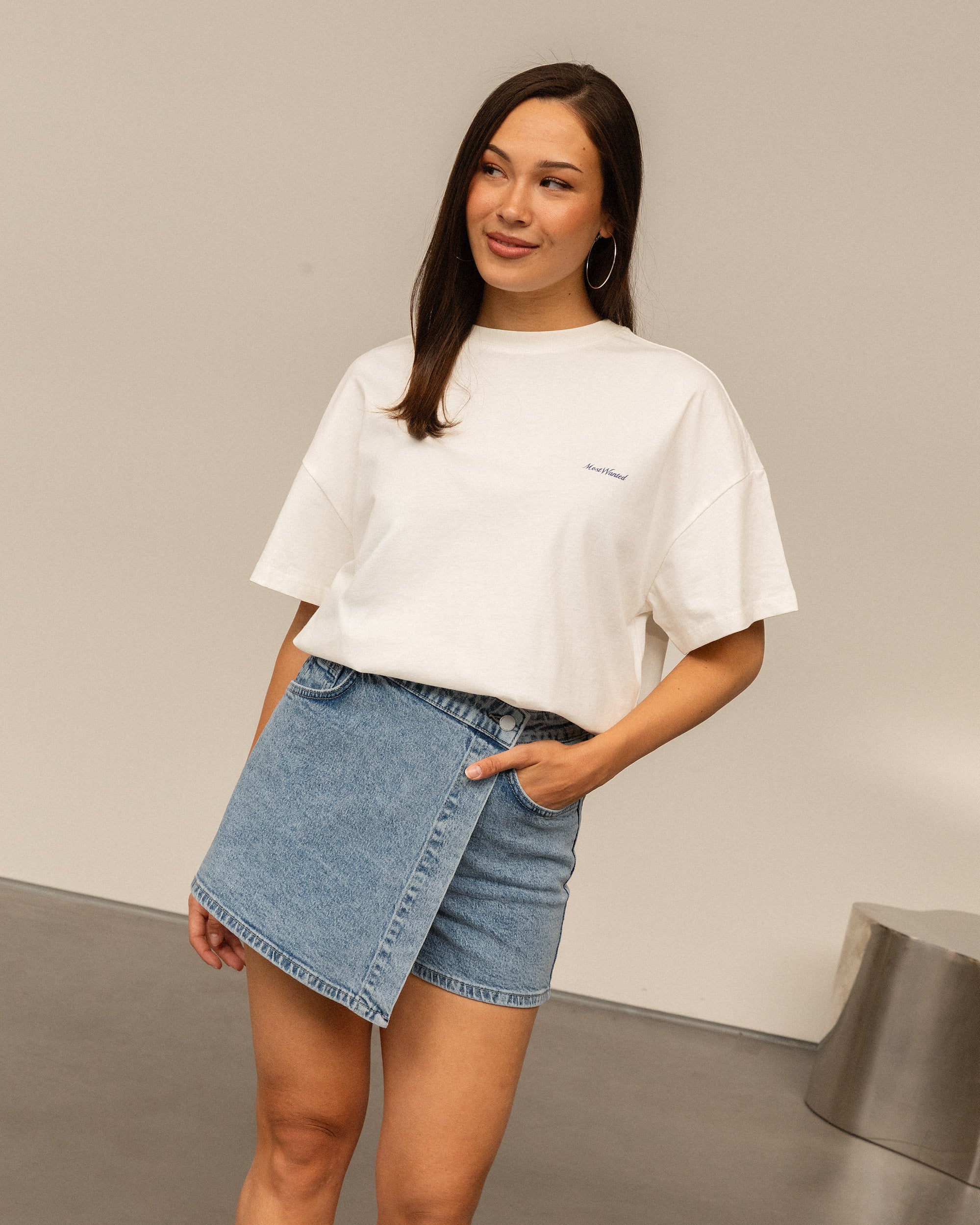 TREASURES OVERSIZED TEE CRÈME
