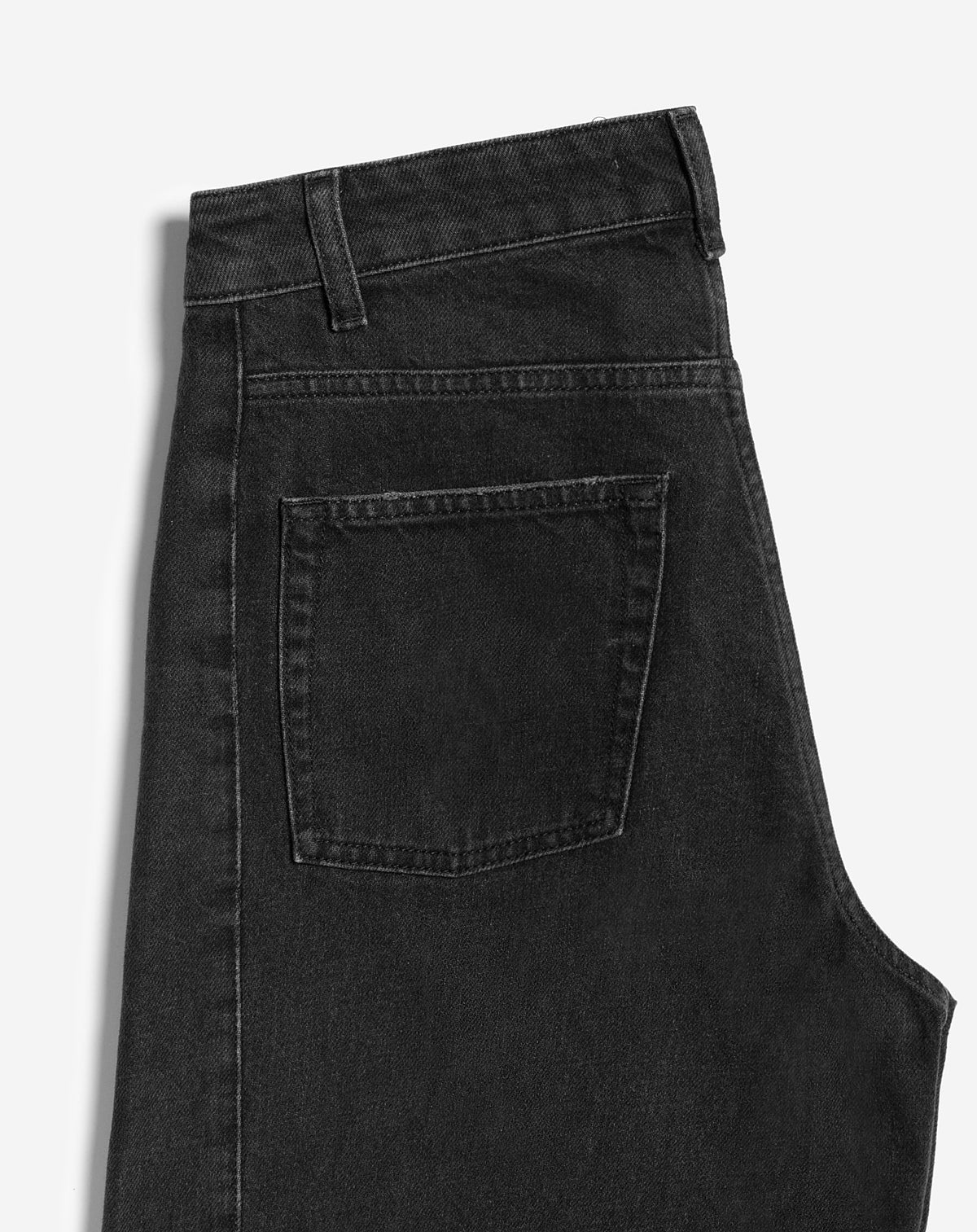 STEFFI BARREL LEG JEANS DONKERGRIJS
