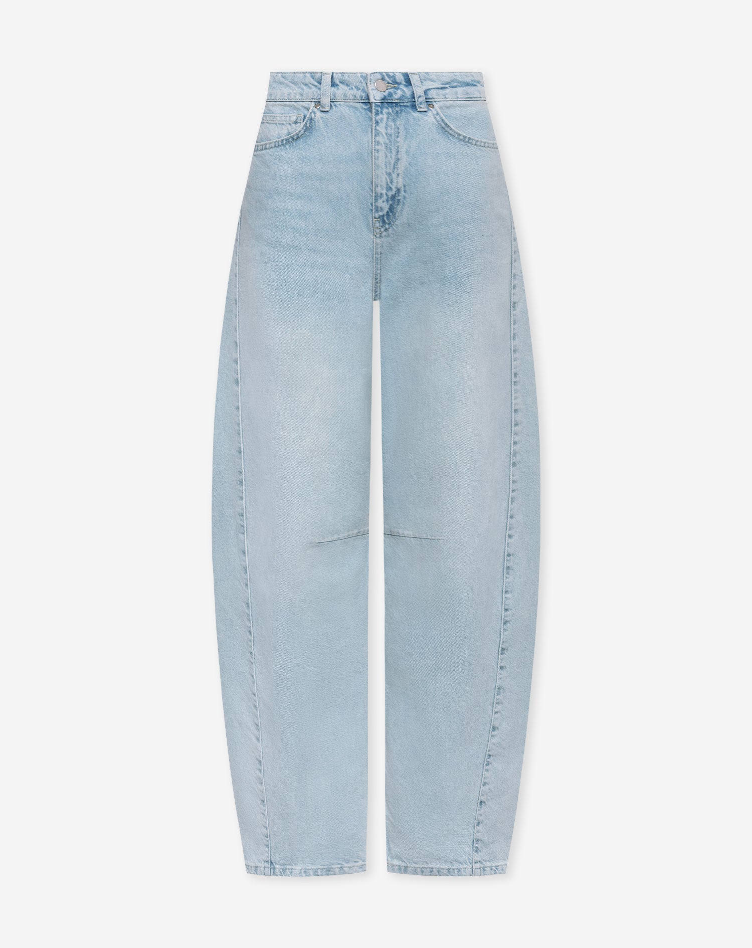 STEFFI BARREL LEG JEANS LICHTBLAUW