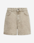 SIERRA MOM DENIM SHORT BEIGE