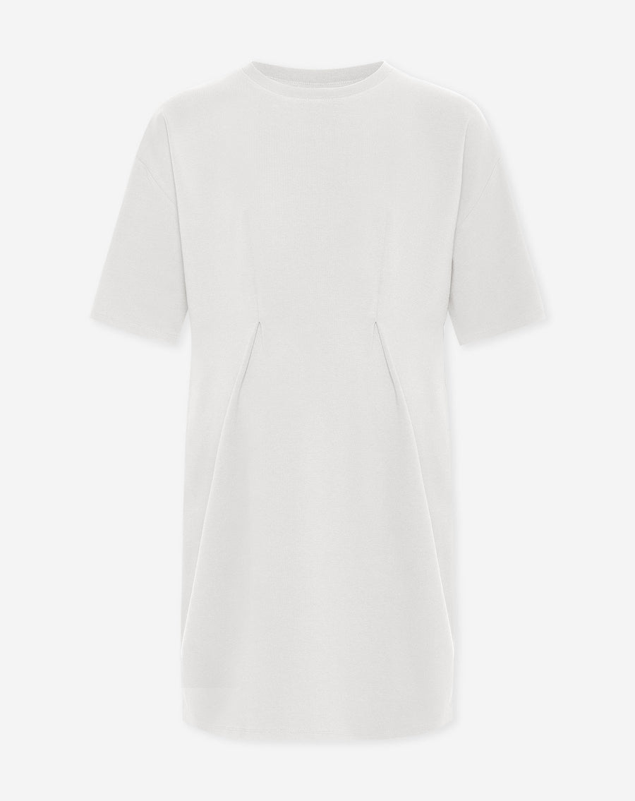 PLEATY DRESS MATERNITY CRÈME