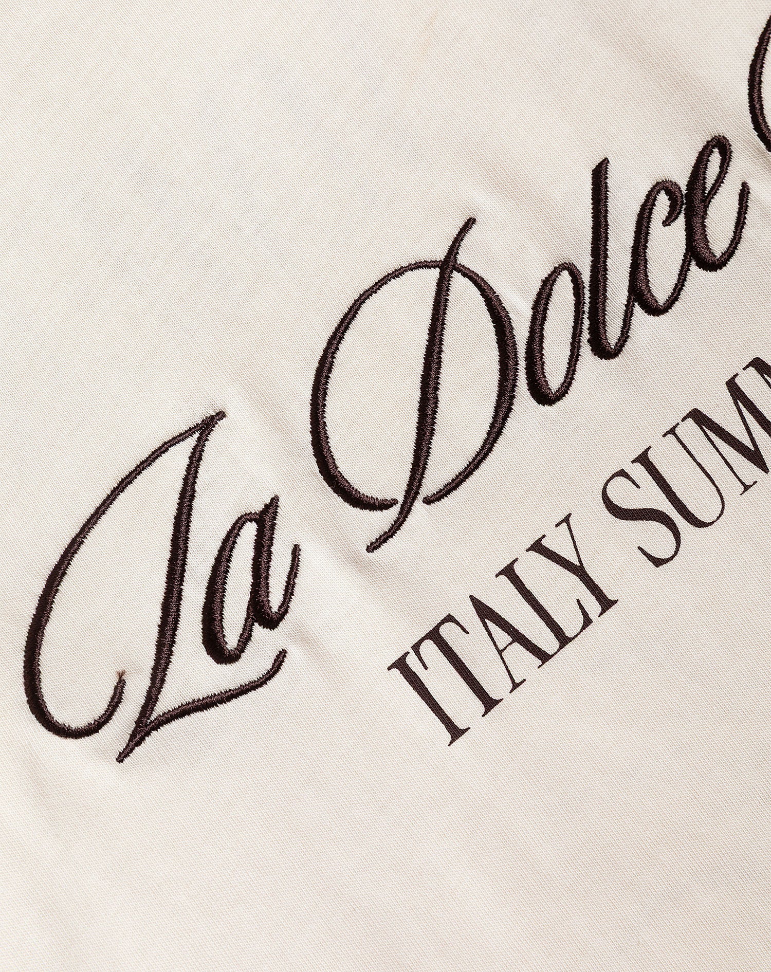 LA DOLCE VITA OVERSIZED TEE BEIGE