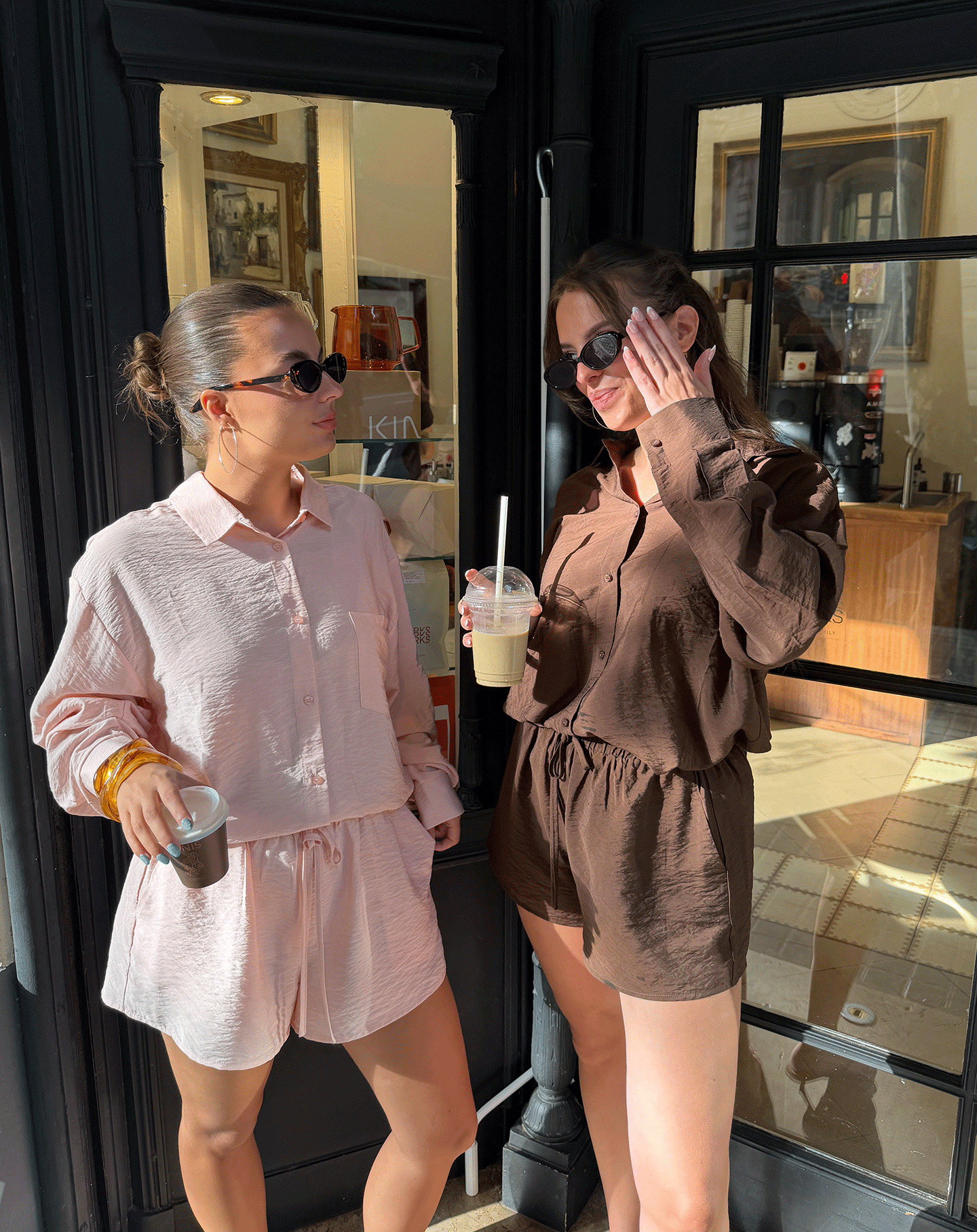 LUX BLOUSE ROSE