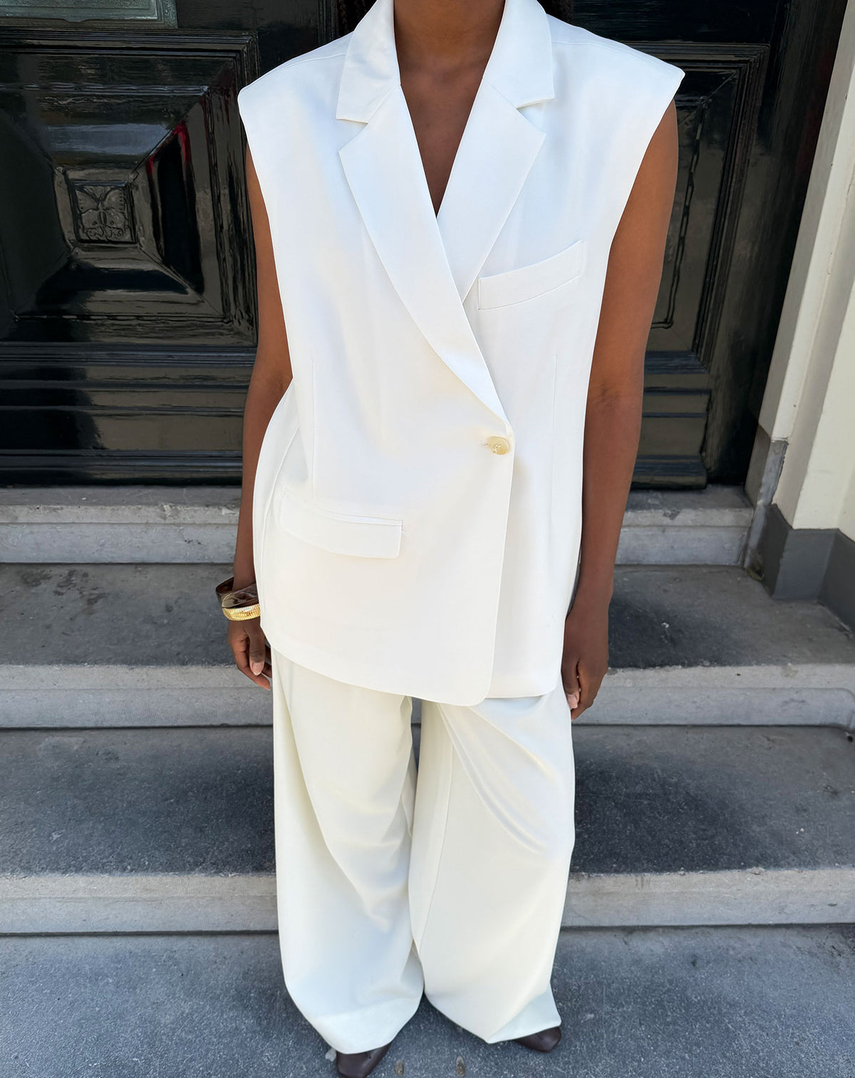 STEVIE GILET CRÈME
