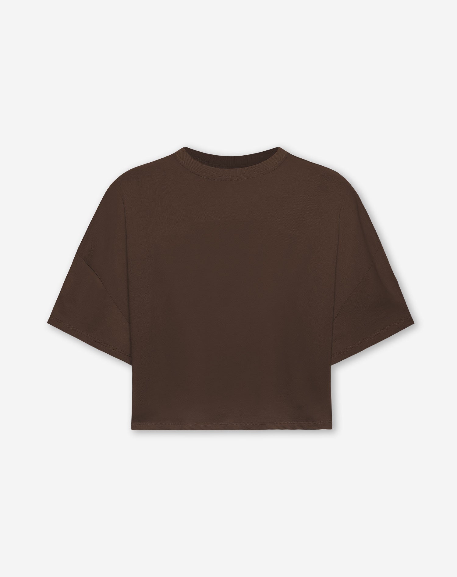 BASIC CROPPED OVERSIZED TEE BRUIN