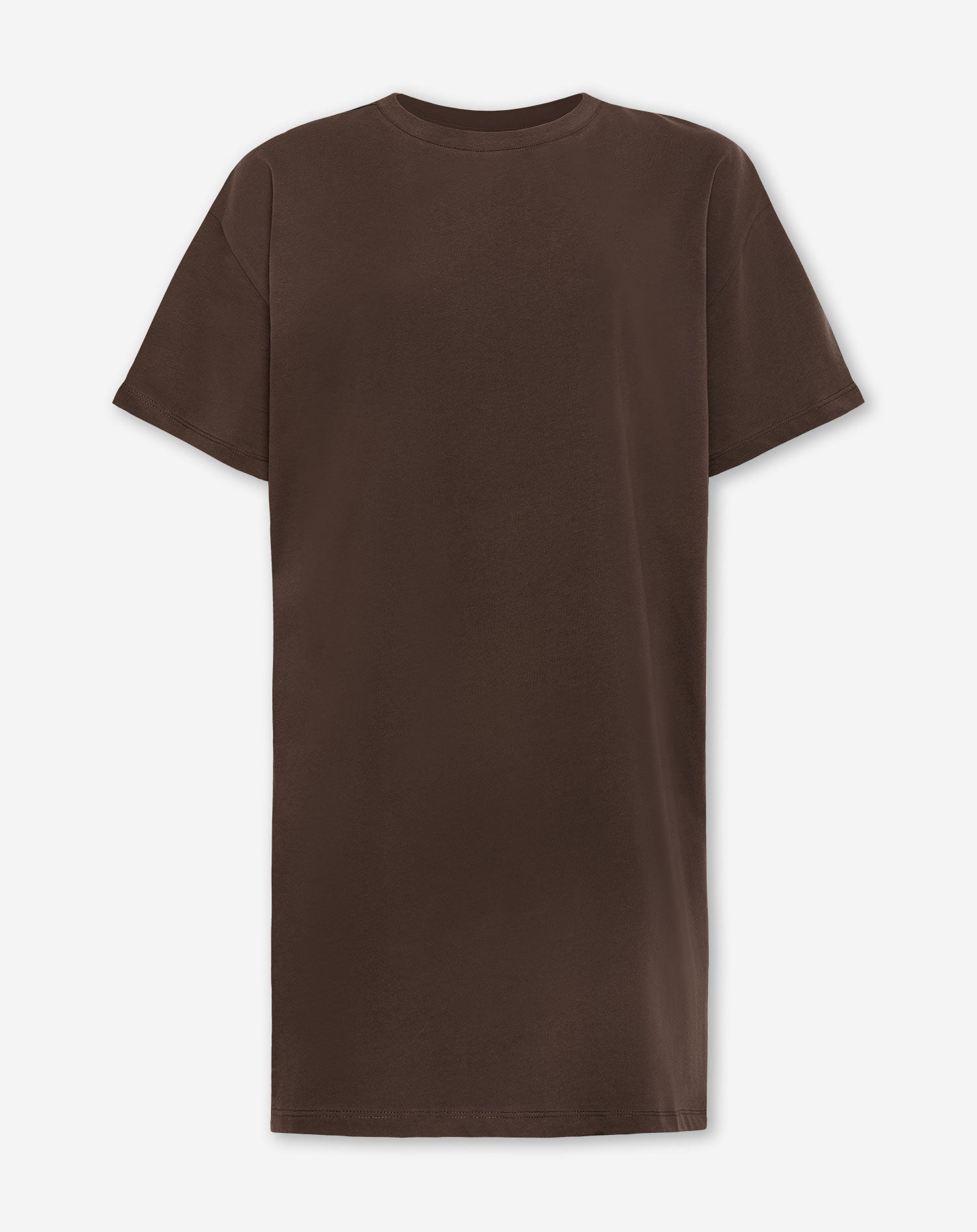 BASIC OVERSIZED TEE DRESS BRUIN