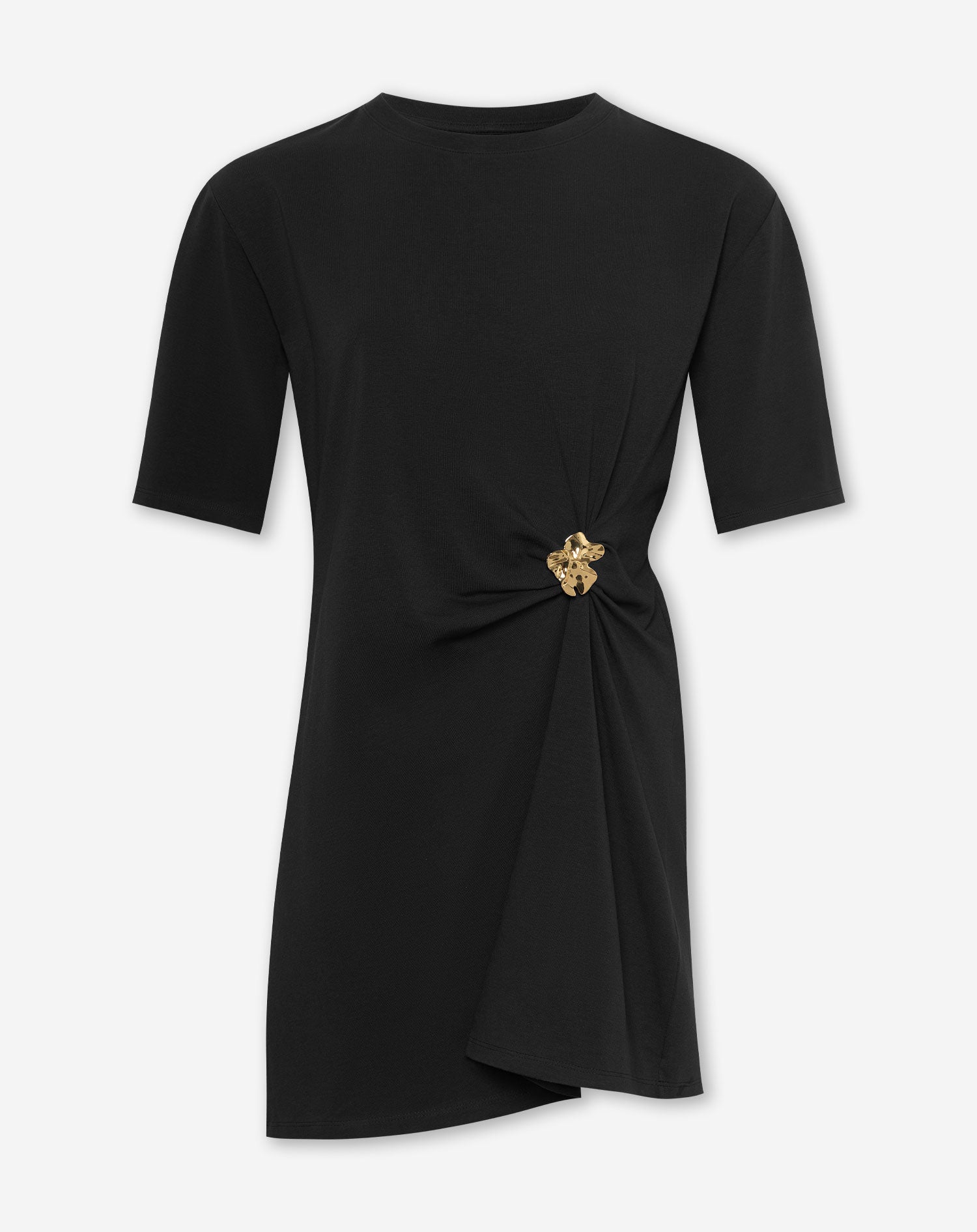 BROCHE TEE DRESS ZWART
