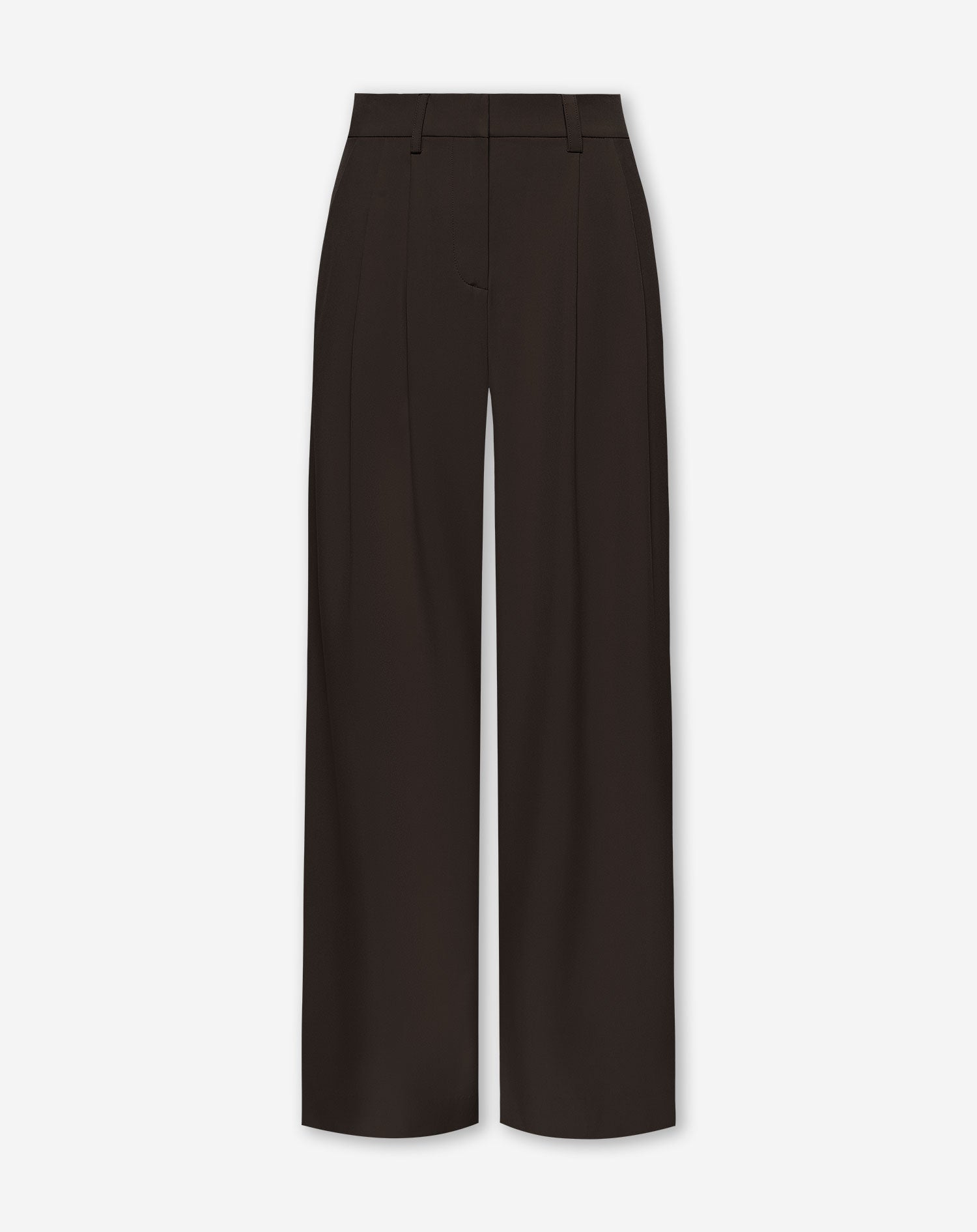 STEVIE WIDE LEG PANTALON PETITE BRUIN