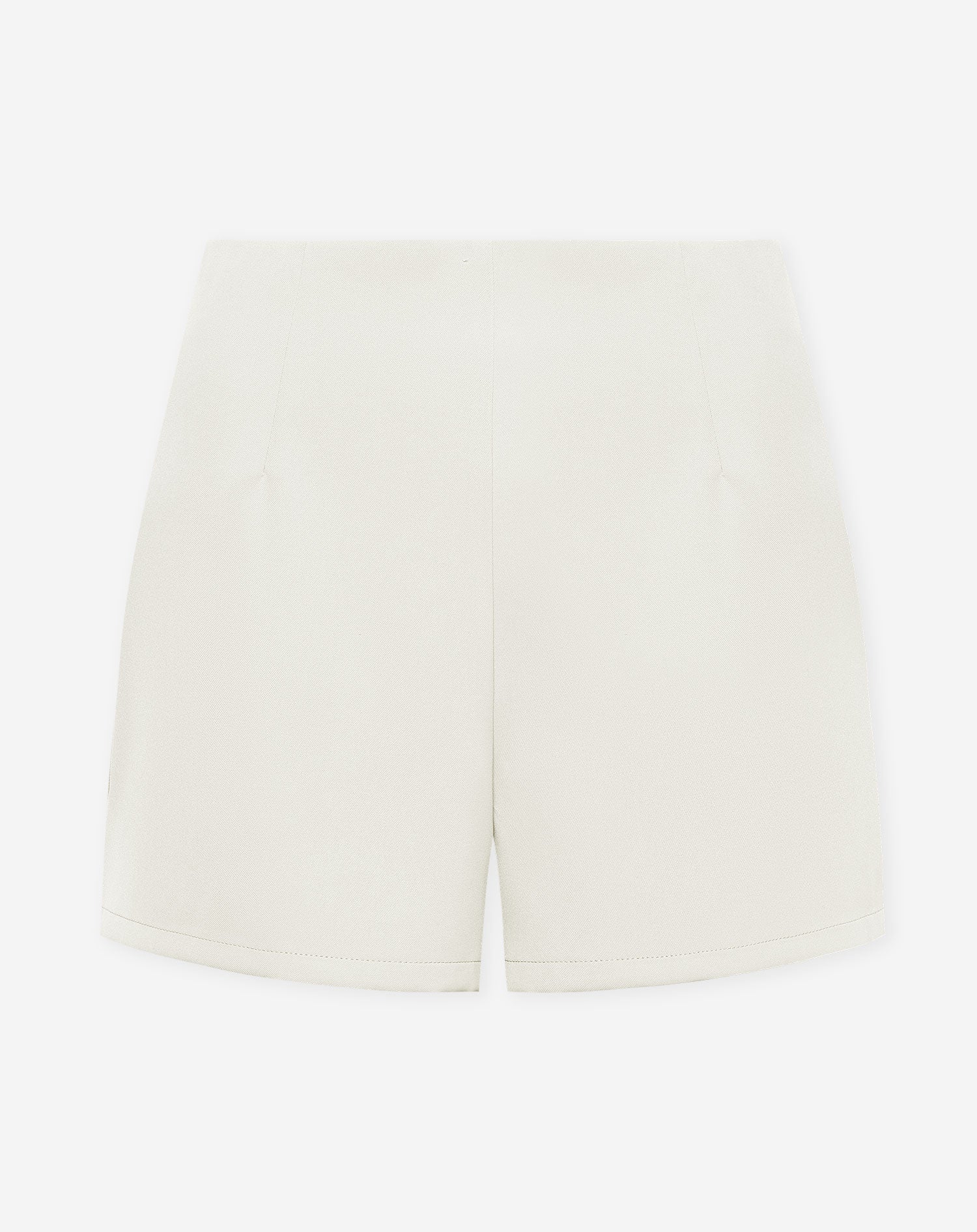 FLYNN HIGH WAIST SHORTS OFF WHITE