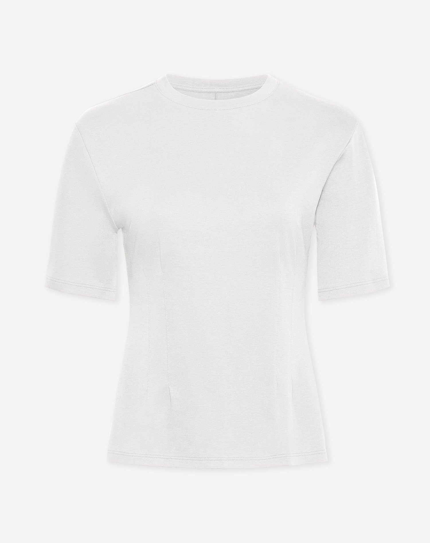 CINCHED TEE CRÈME