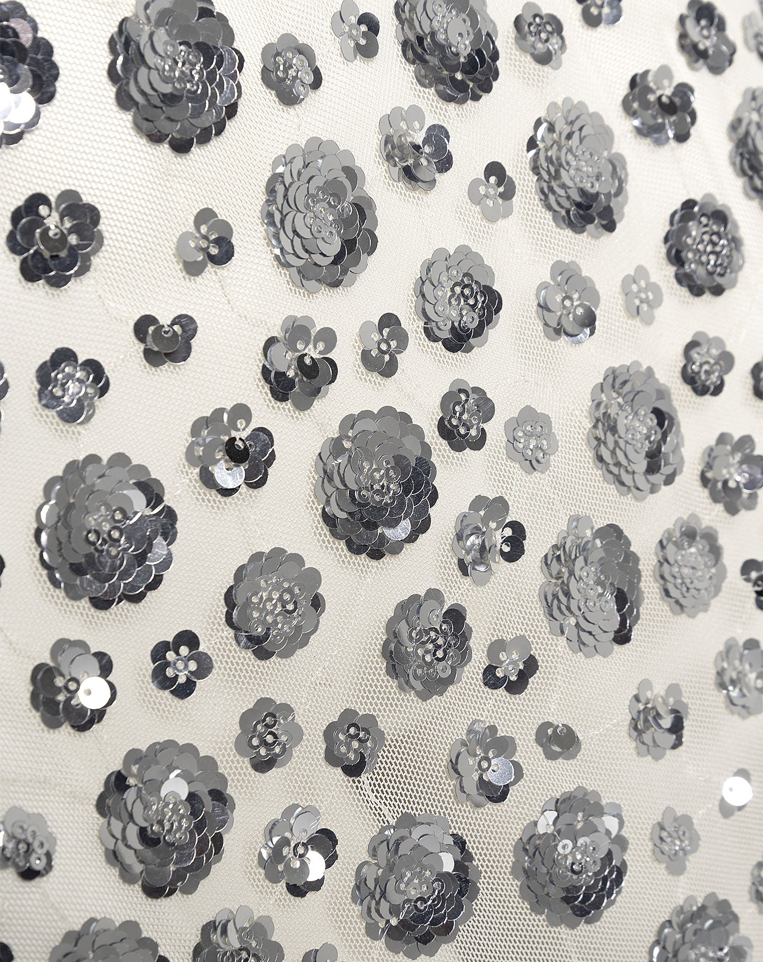 KITTY SEQUIN FLOWER WRAP SKIRT