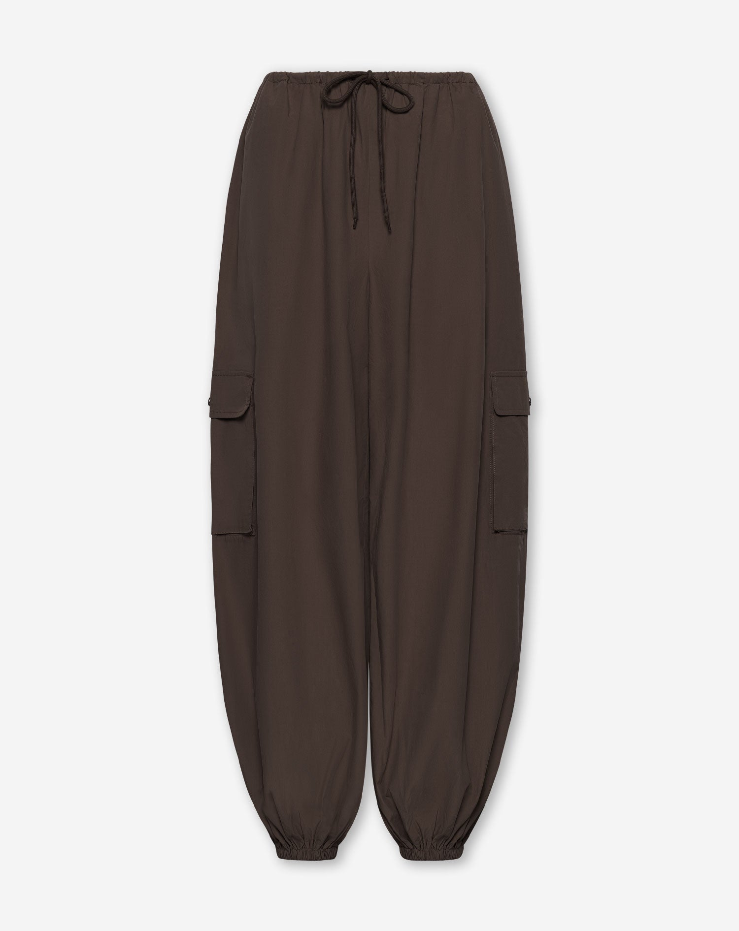 PEGGY POPLIN CARGO BALLOON PANTS BRUIN