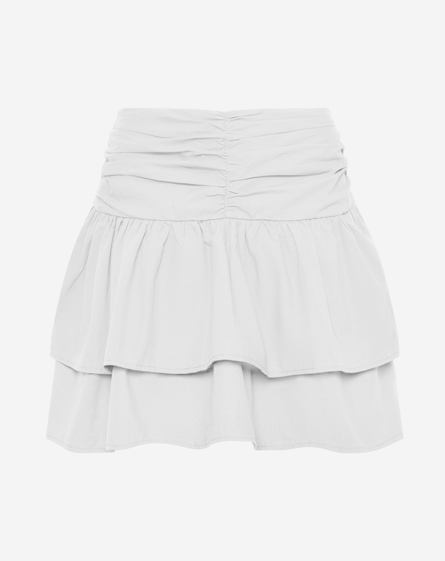 PEGGY POPLIN FRILL SKIRT WIT