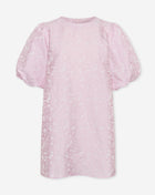 NOUK BALLOON SLEEVE DRESS ZACHT ROZE