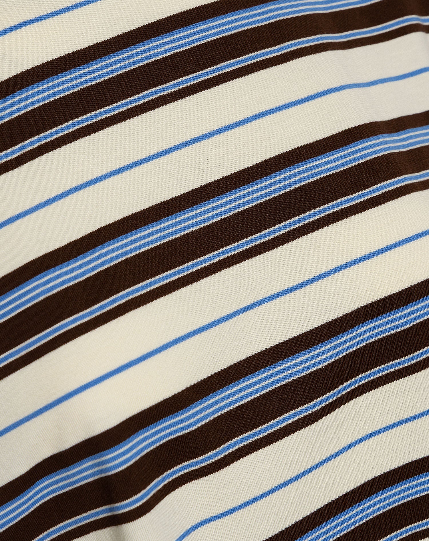 LAYA STRIPED SHORT SLEEVE OVERSIZED TEE CRÈME