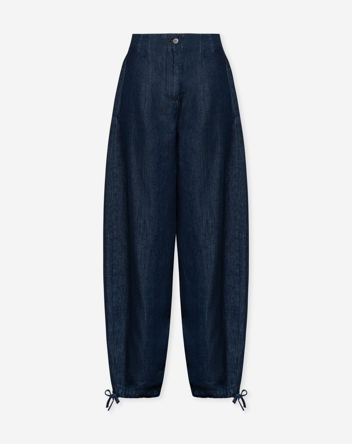 FLOWY BALLOON JEANS DONKERBLAUW