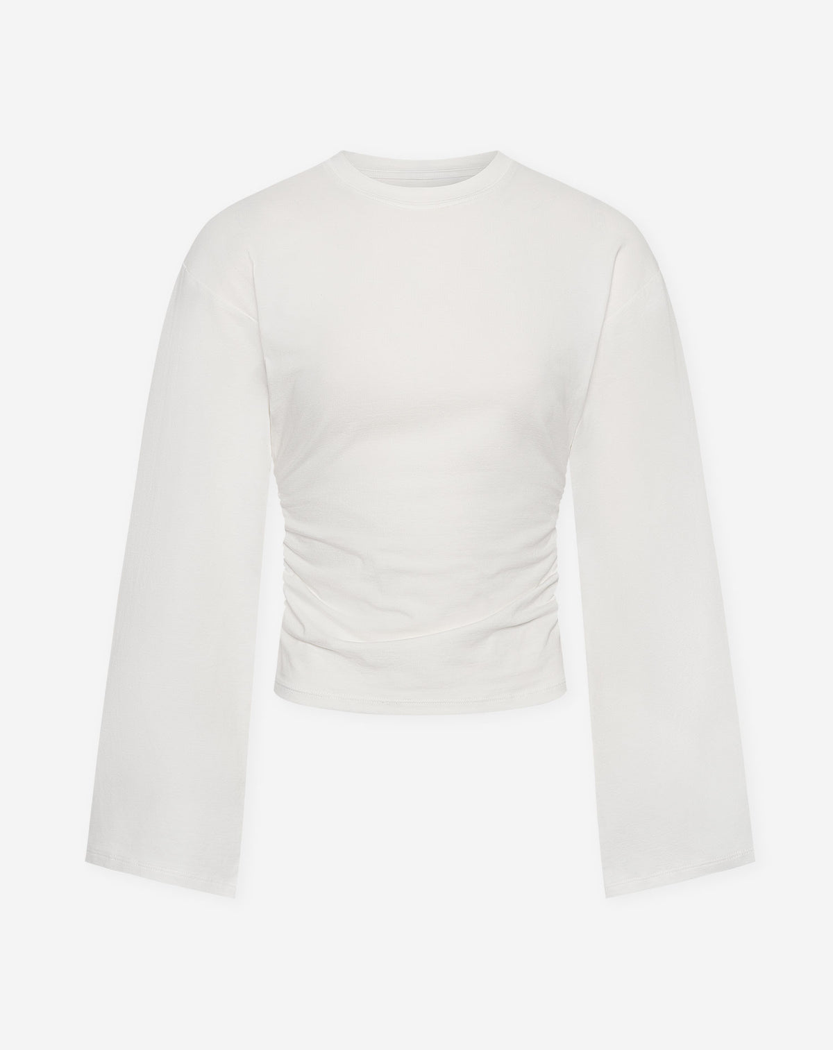 WAISTED LONGSLEEVE TOP CRÈME