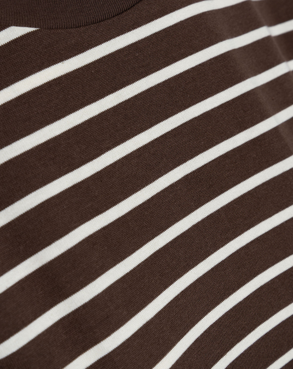CINCHED PEPLUM TEE BROWN