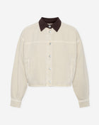 BARN CORDUROY DENIM JACKET BEIGE