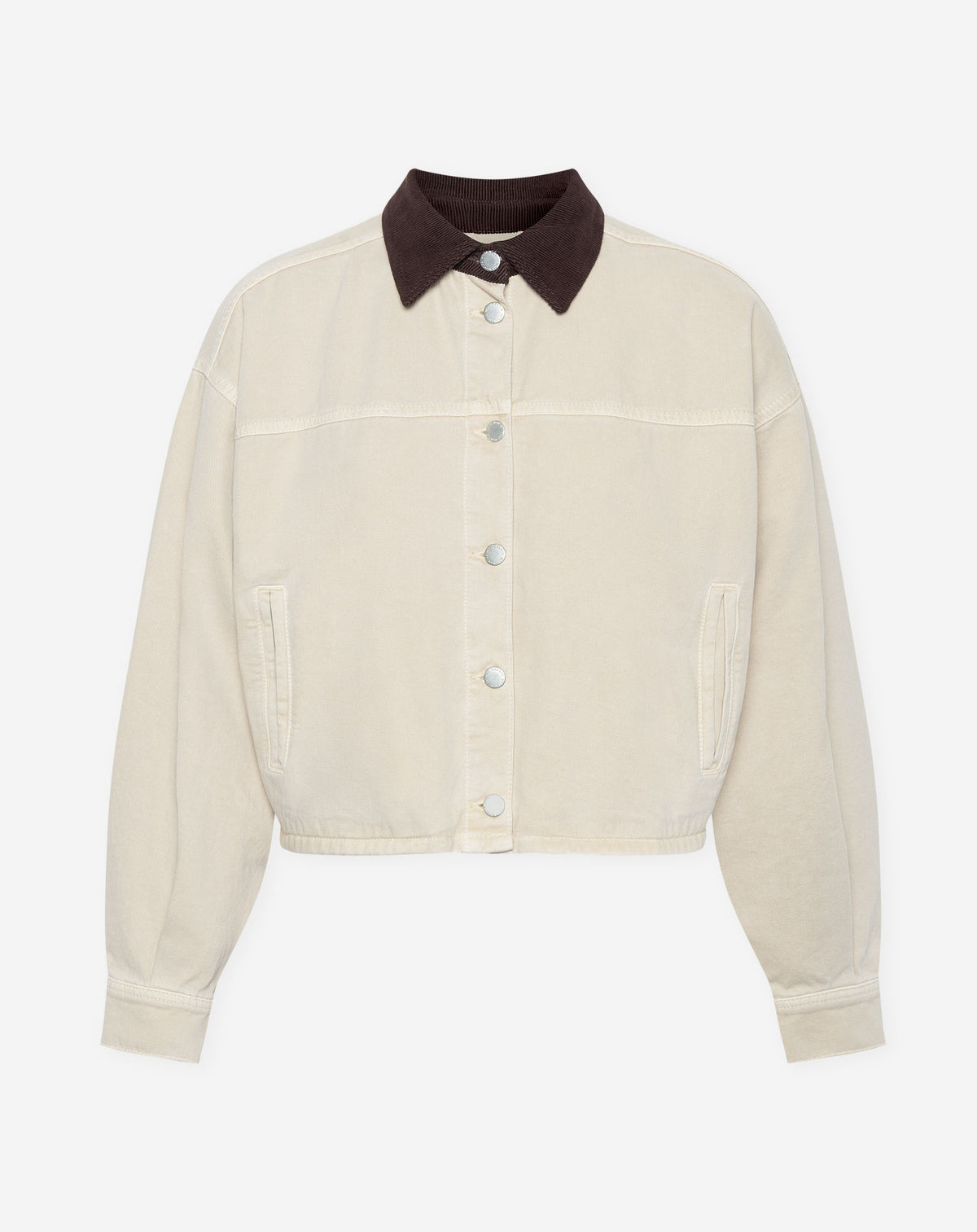 BARN CORDUROY DENIM JACKET BEIGE