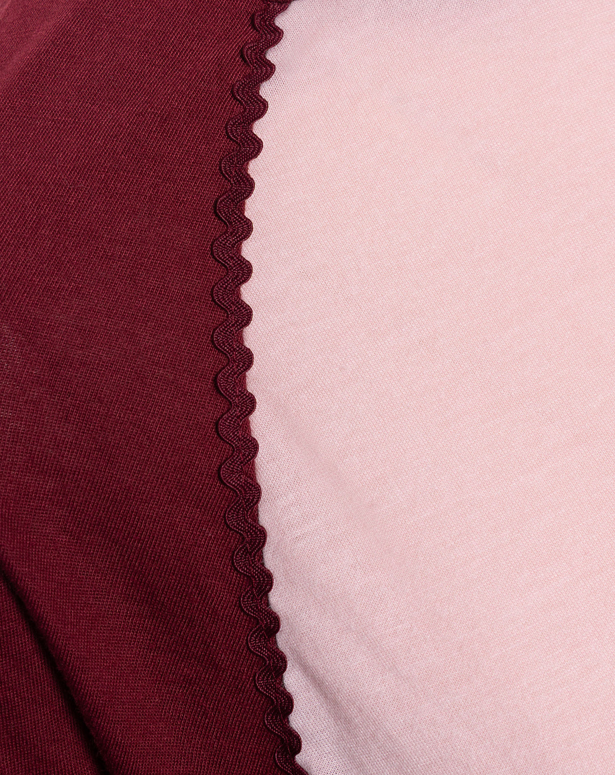 CONTRAST RAGLAN TAPE OVERSIZED LONGSLEEVE TEE PINK 1