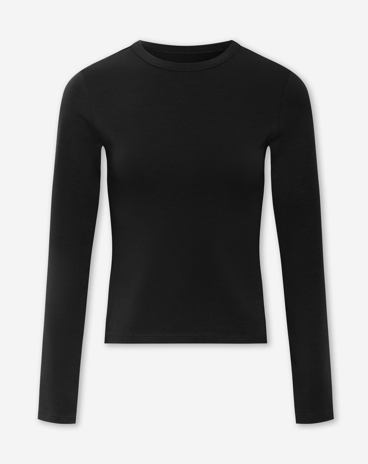 LOVI BASIC FITTED LONGSLEEVE TEE BLACK