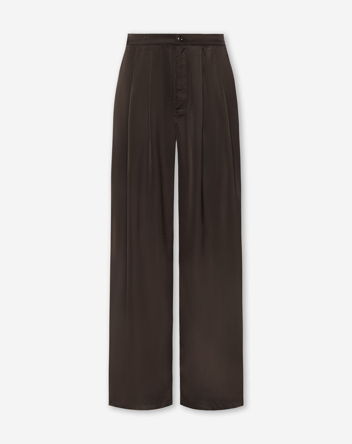 CARRIE SATIN PANTS BROWN
