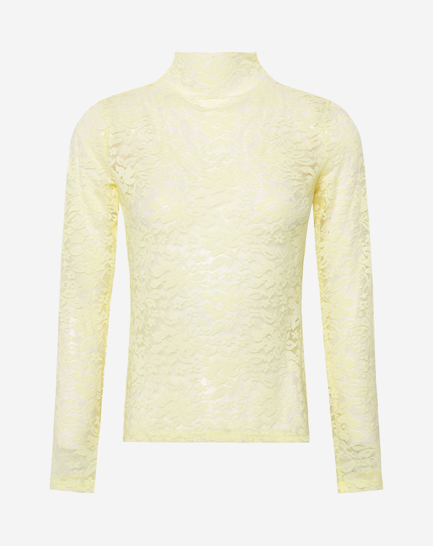 MADDIE LACE TOP GEEL