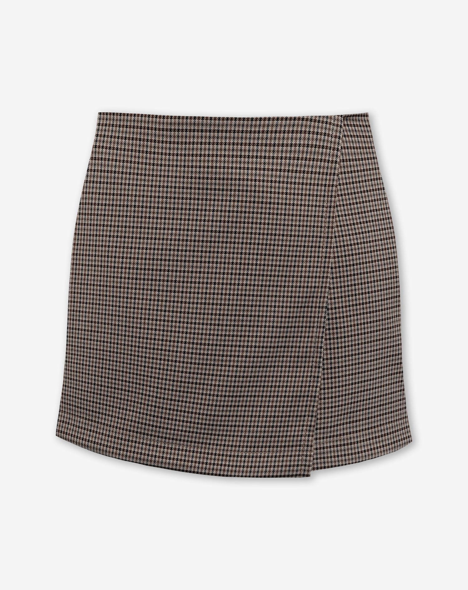 KAYLEE CHECK SKORT BROWN