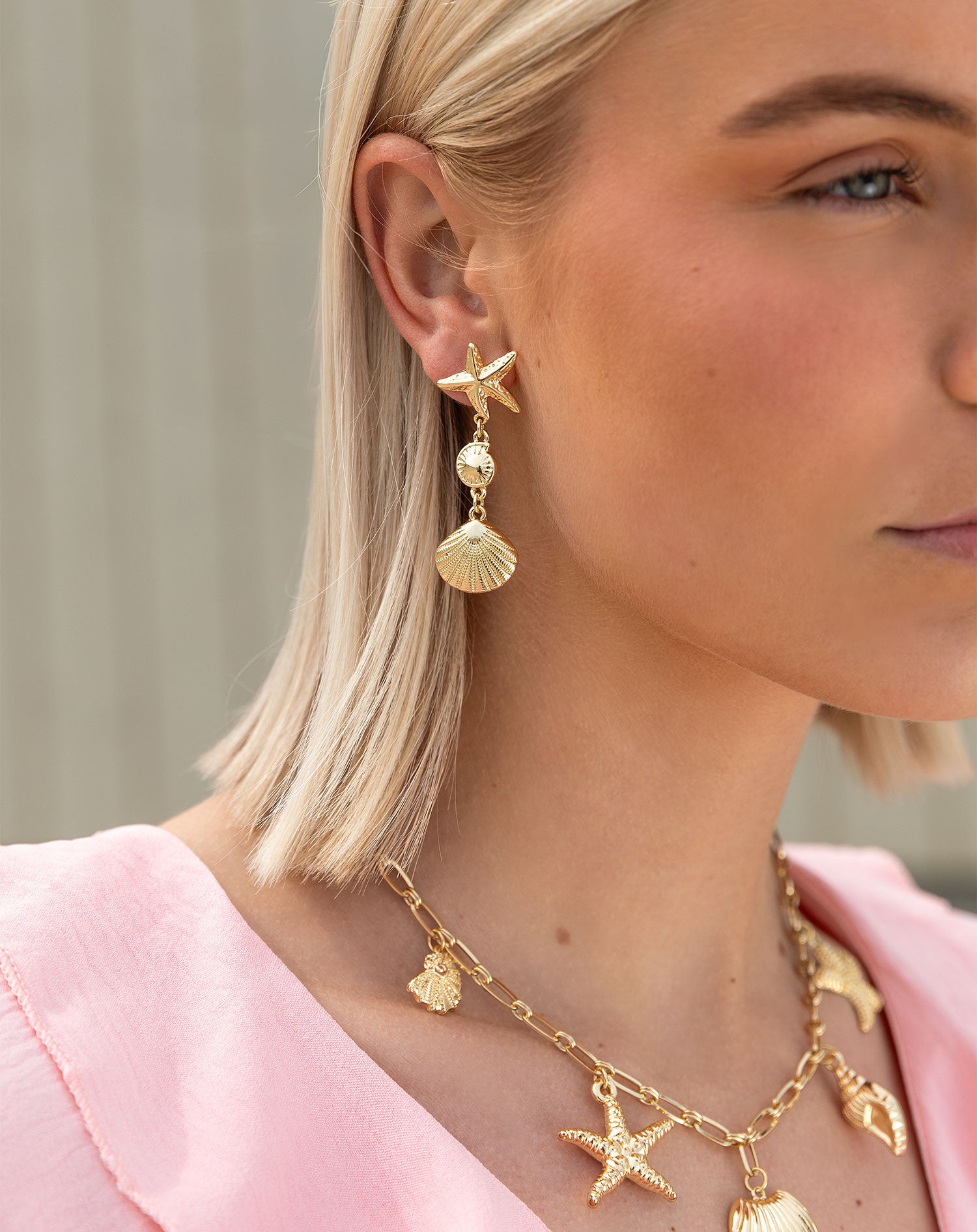 MULTI SEASHELL EARRINGS