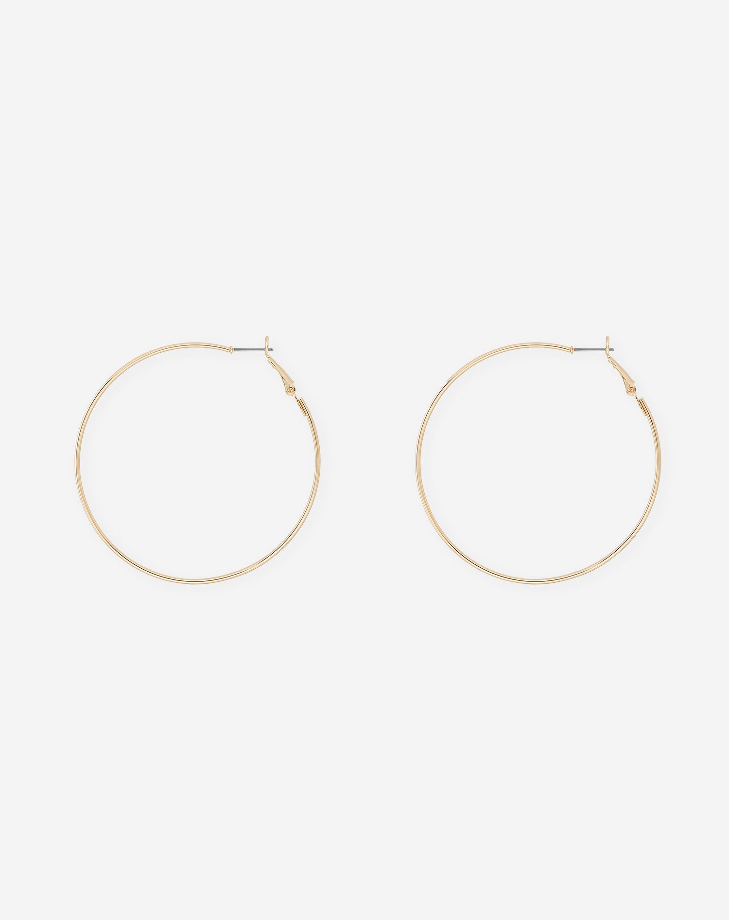 BIG THIN HOOP EARRINGS