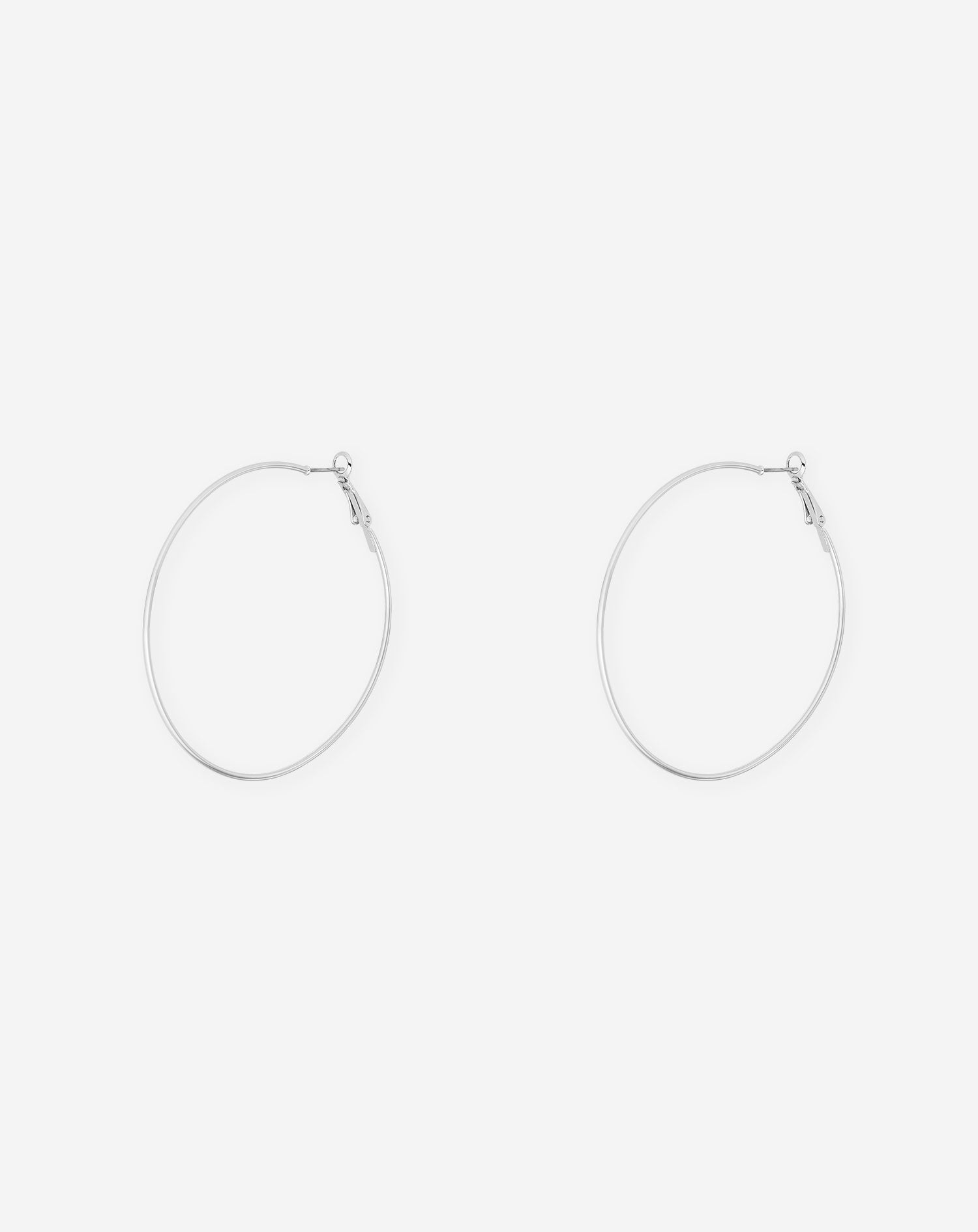 BIG THIN HOOP EARRINGS