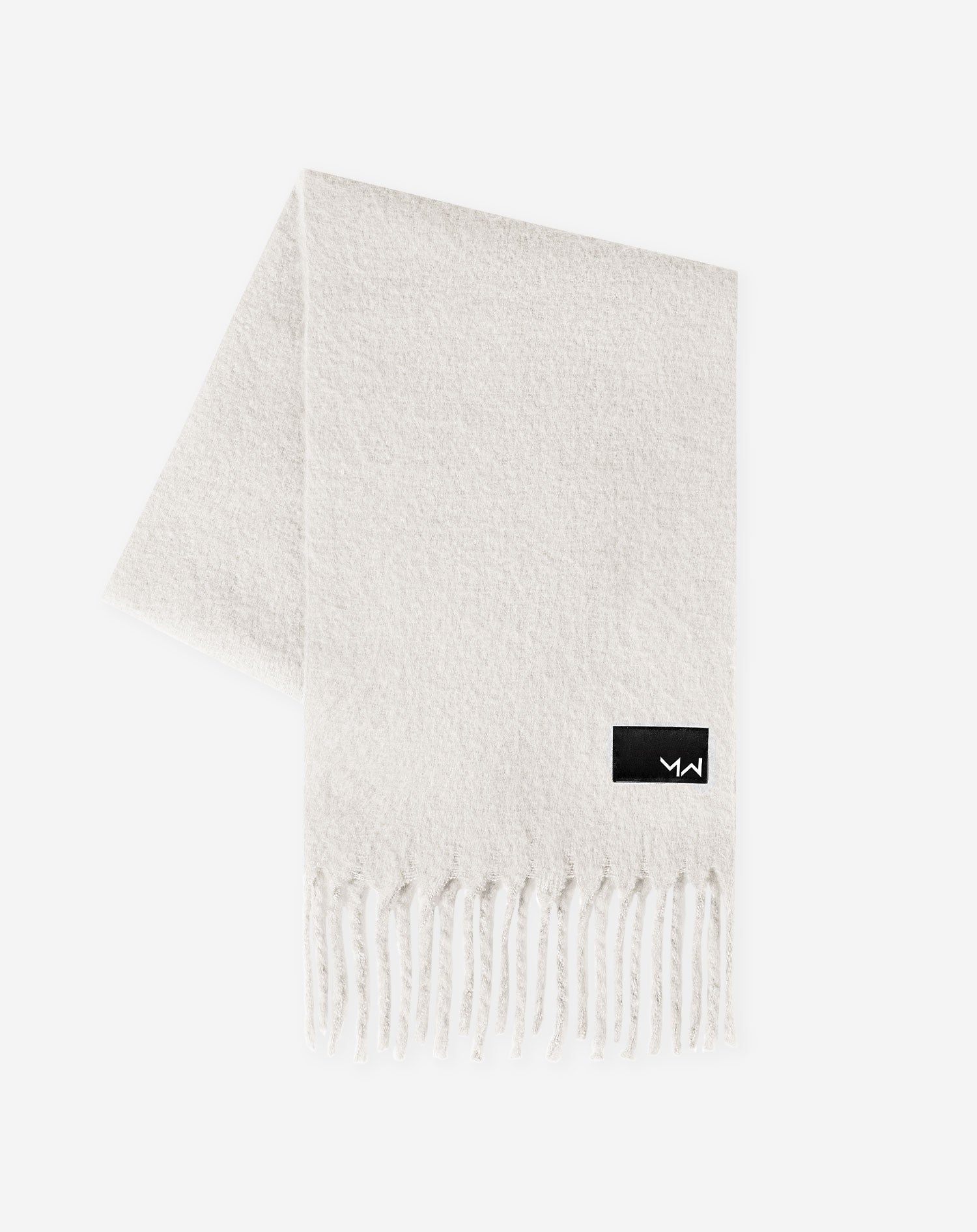WOVEN SCARF CRÈME