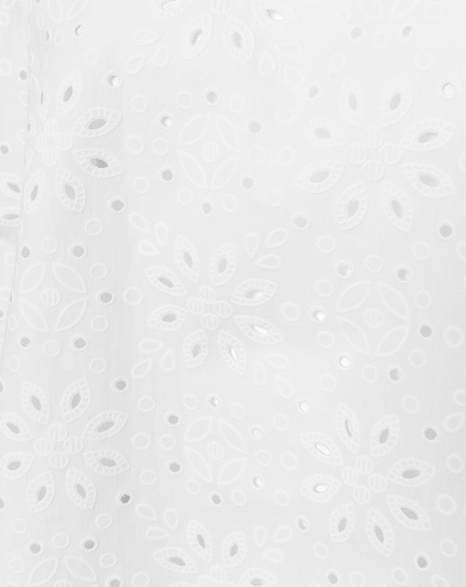 MAJKA FLOWER PUFF SLEEVE TOP WHITE