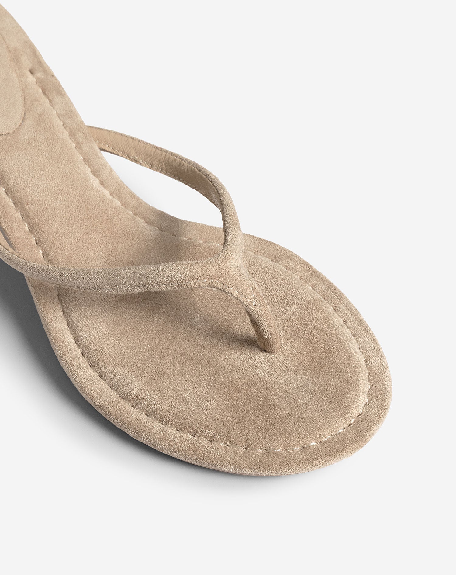 FLIP FLOP KITTEN HEELS BEIGE