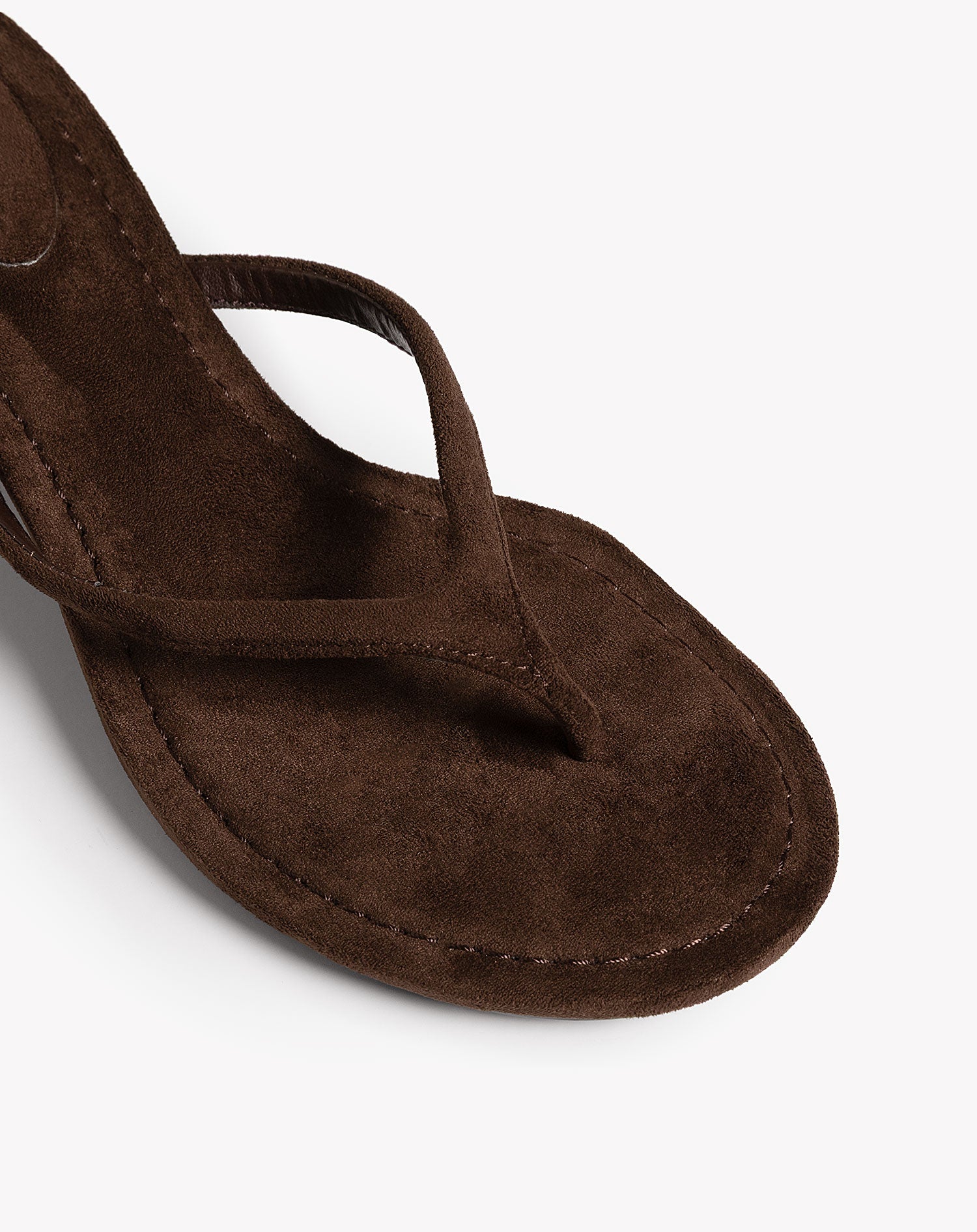 FLIP FLOP KITTEN HEELS BROWN