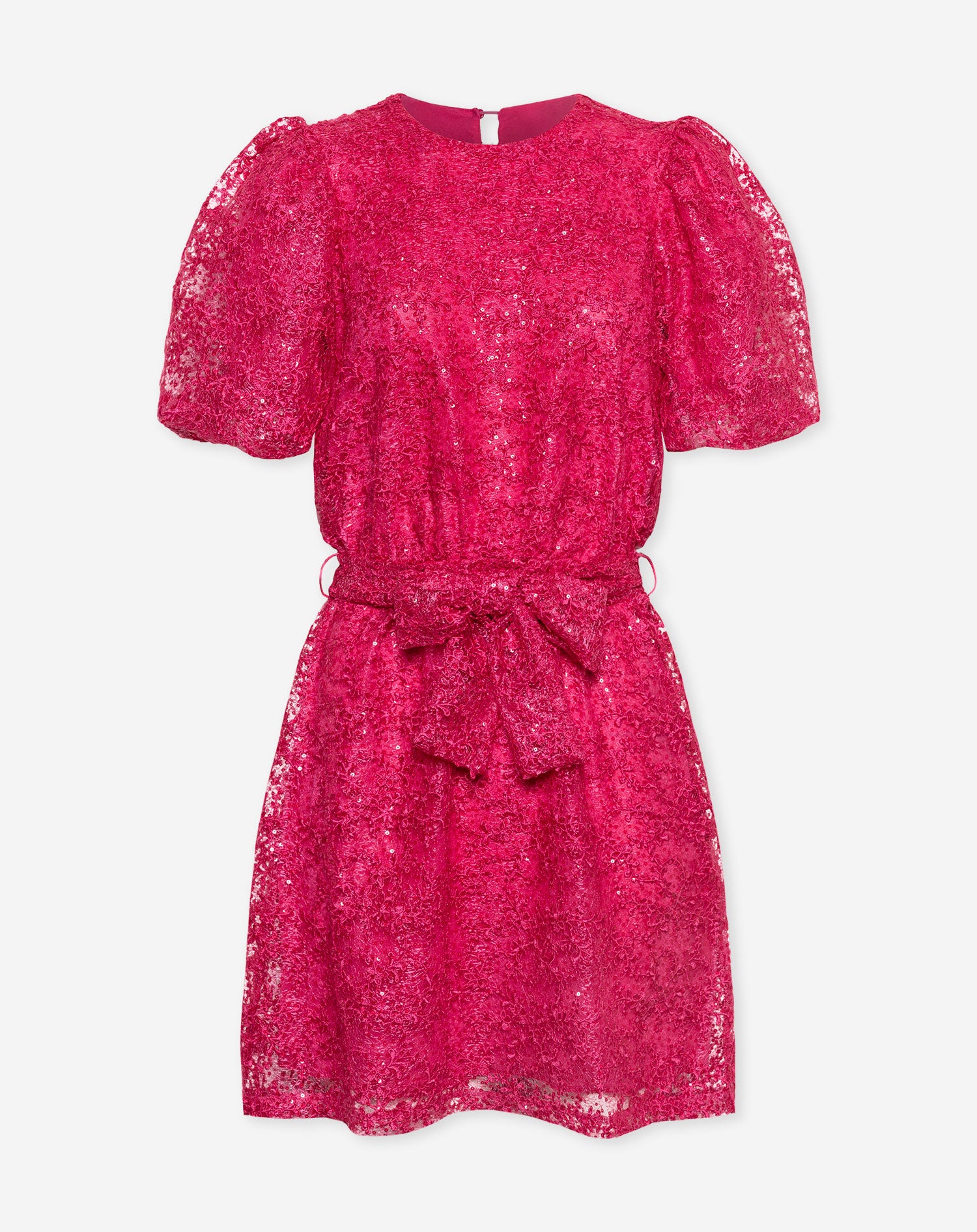 FLORINE GLITTER DRESS FUCHSIA