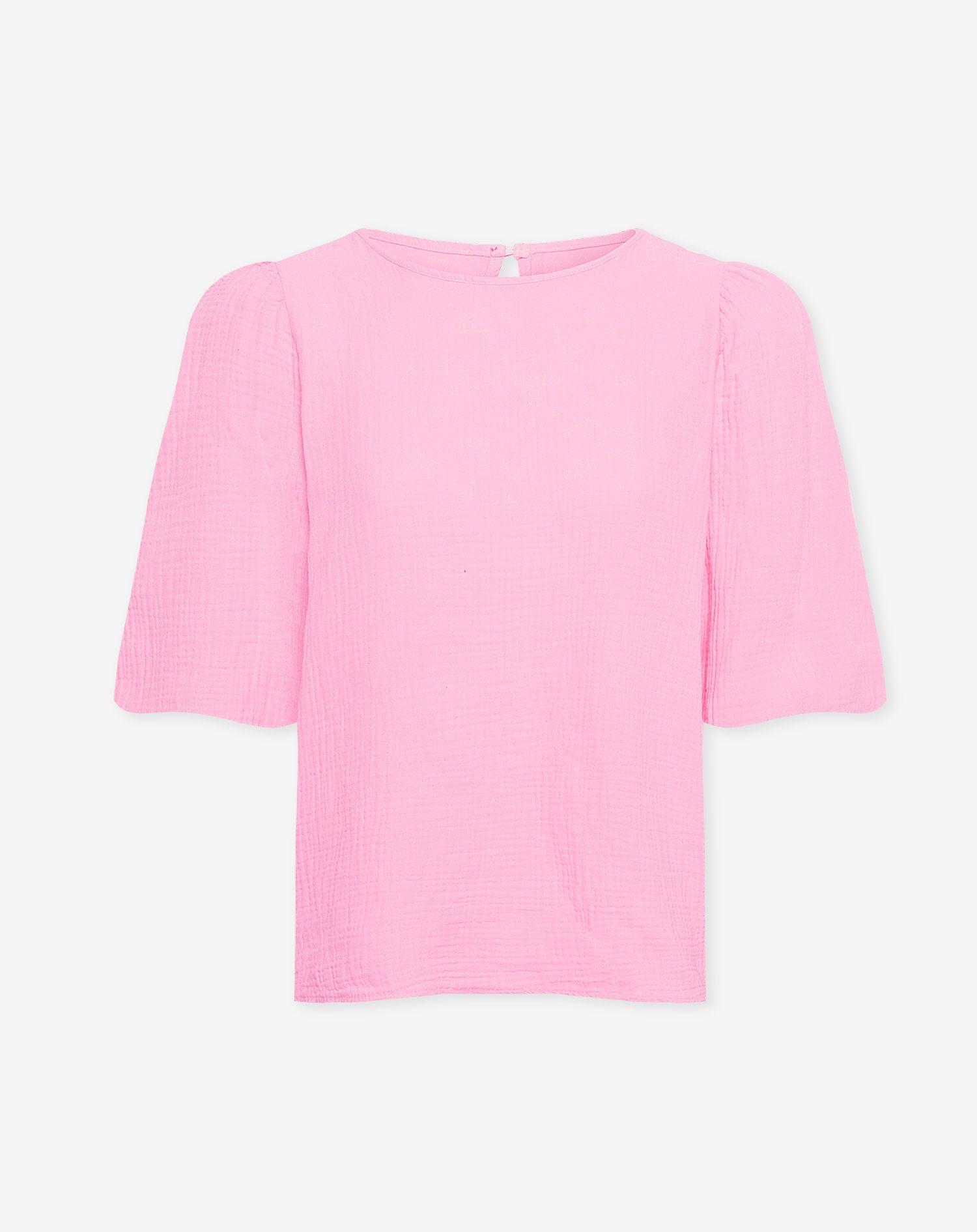 MOUSSELINE PUFF TOP HARD PINK