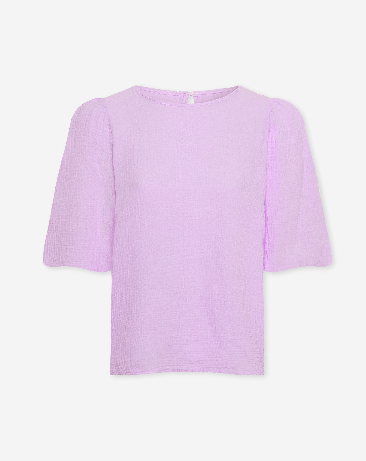 MOUSSELINE PUFF TOP LILAC