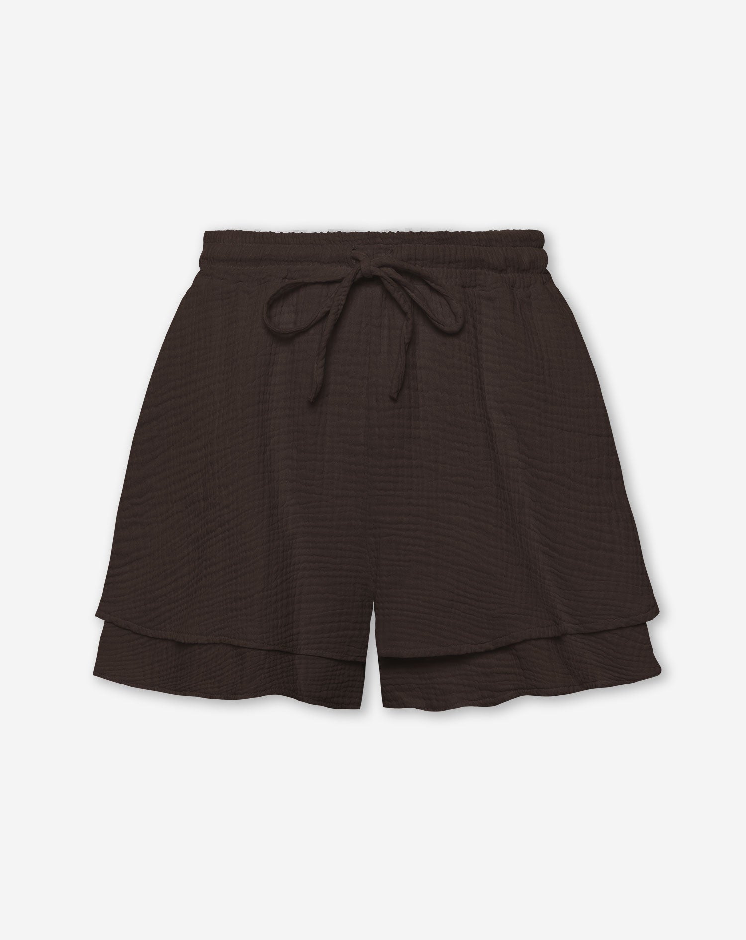 TARA MOUSSELINE SHORTS BROWN