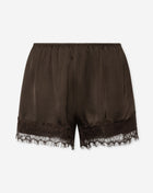 FENNA LACE SHORTS BROWN