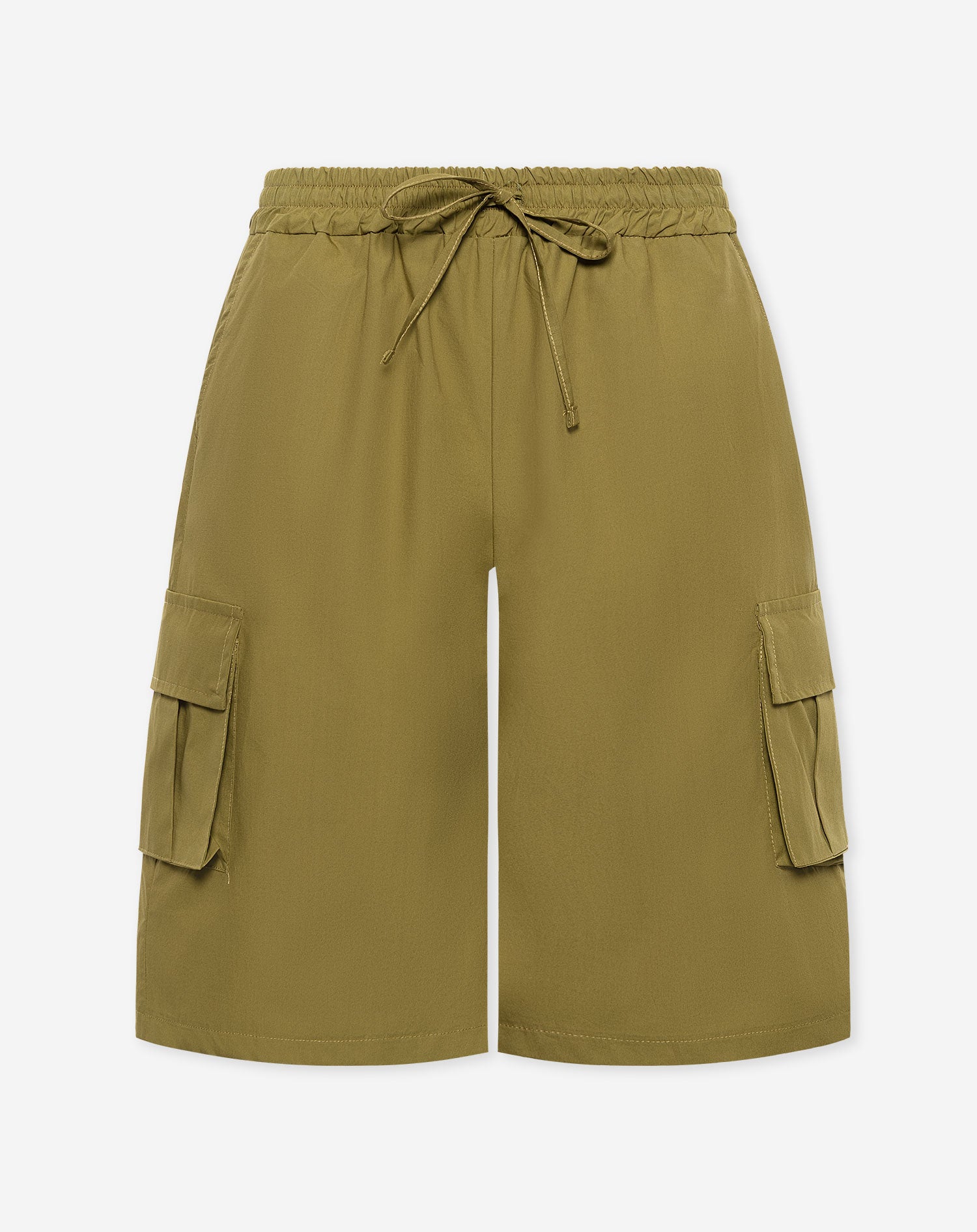 DILARA CARGO SHORTS LICHT OLIJFGROEN