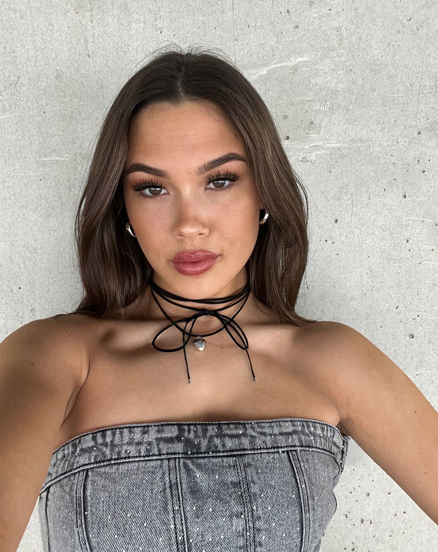 SMALL HEART CHOKER CORD