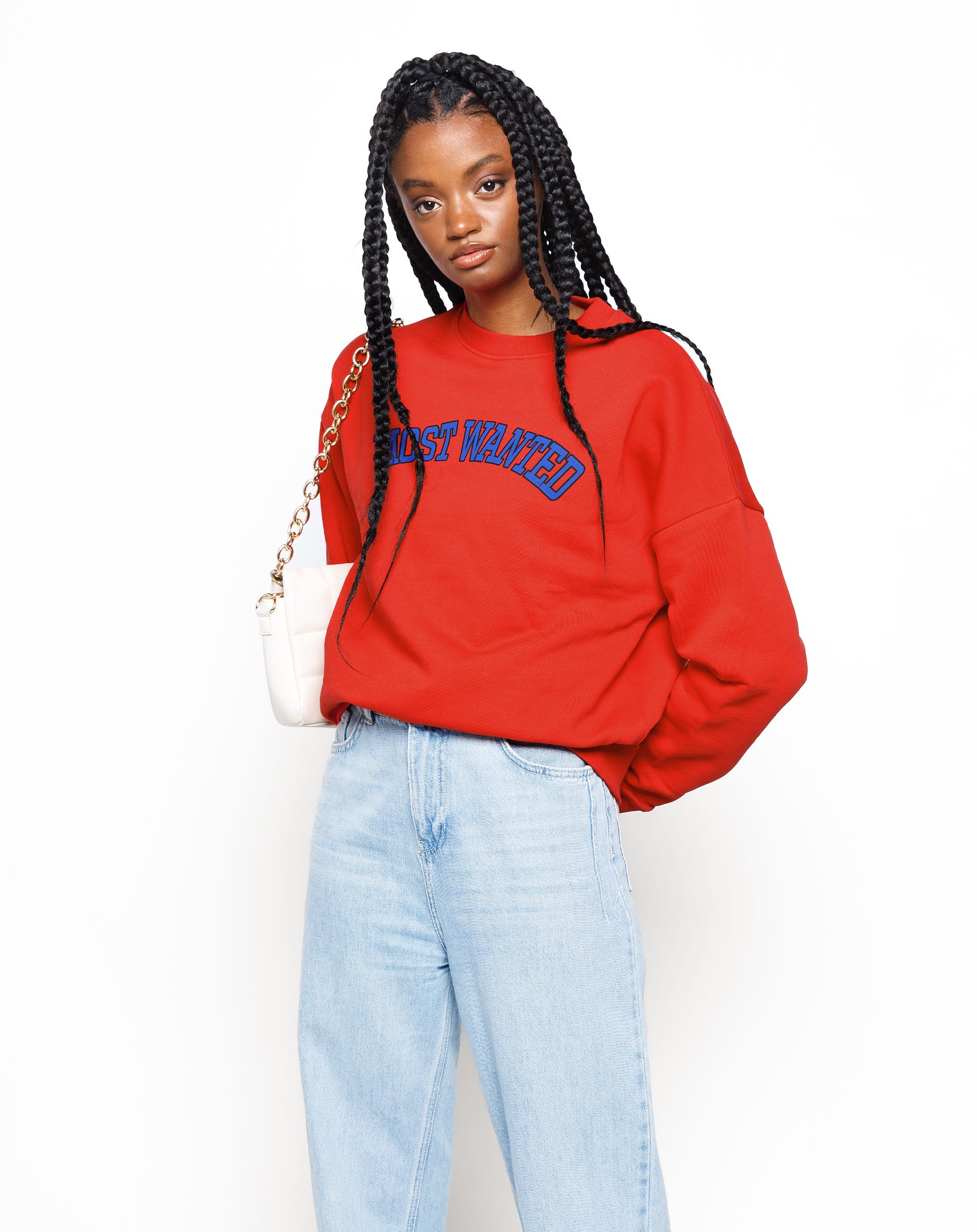 MOST WANTED SWEATER RED