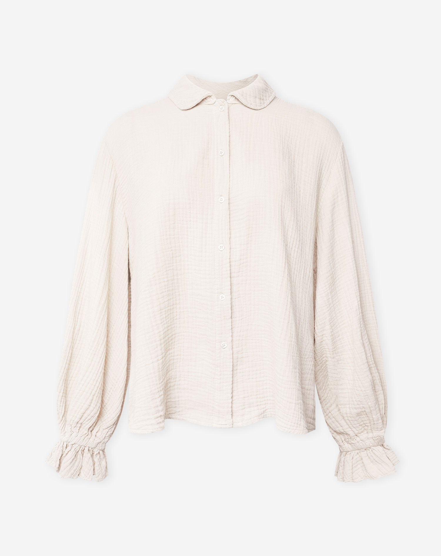 LUCIE MUSSELINE BLOUSE SAND