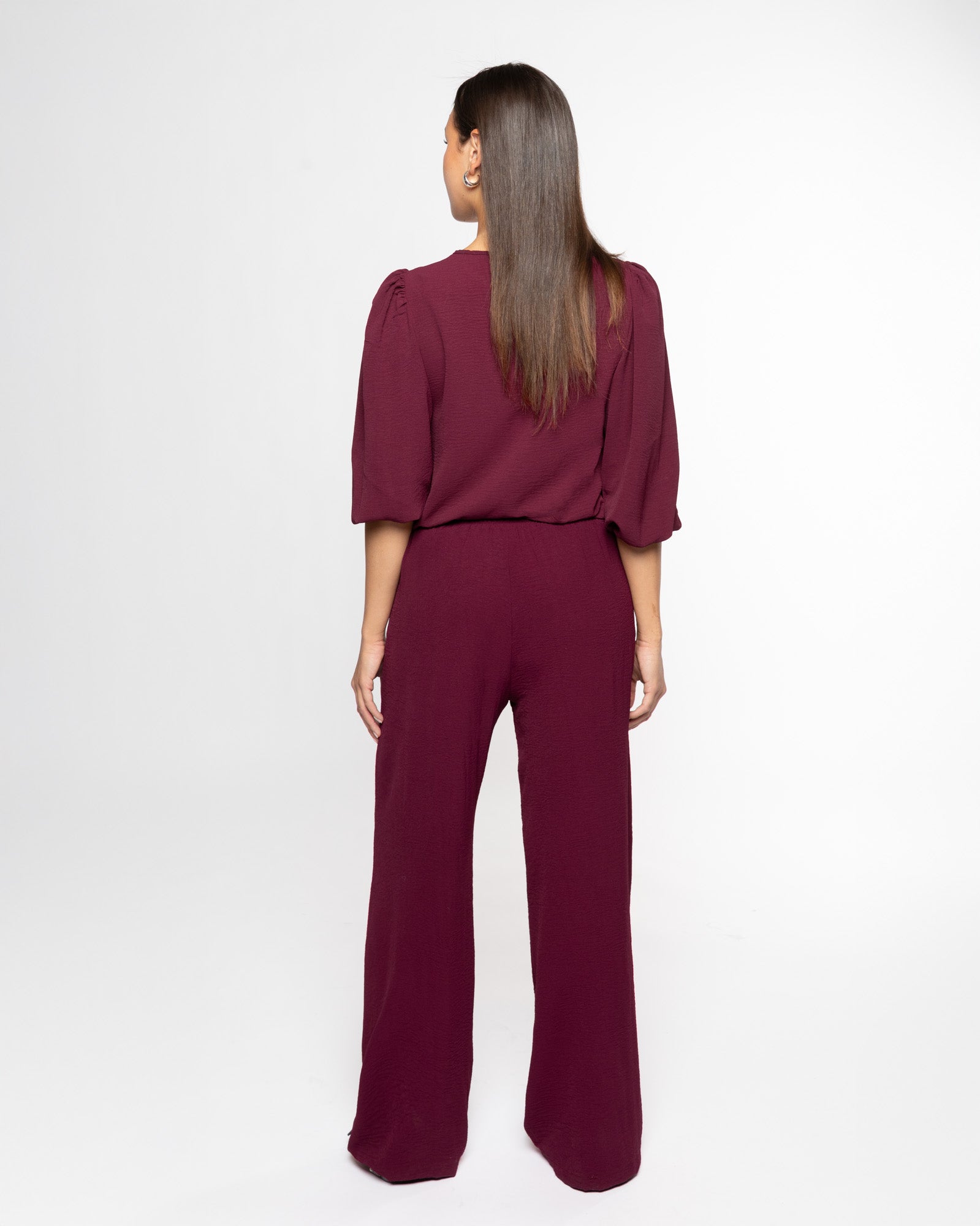 JULIE PANTALON PETITE BURGUNDY