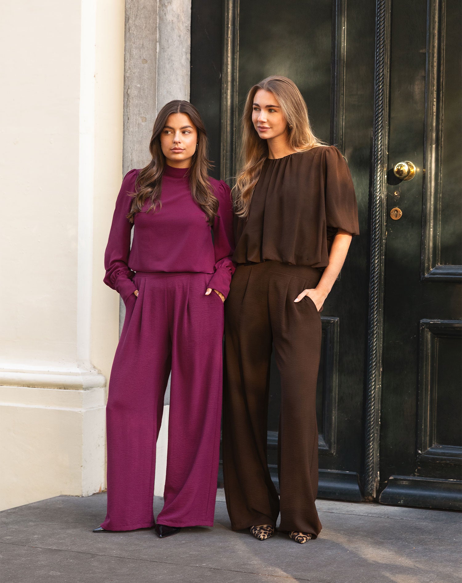 JULIE PANTALON CHERRY