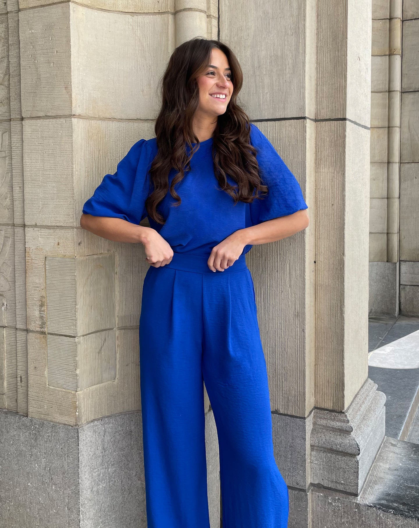 Royal blue petite jumpsuit online