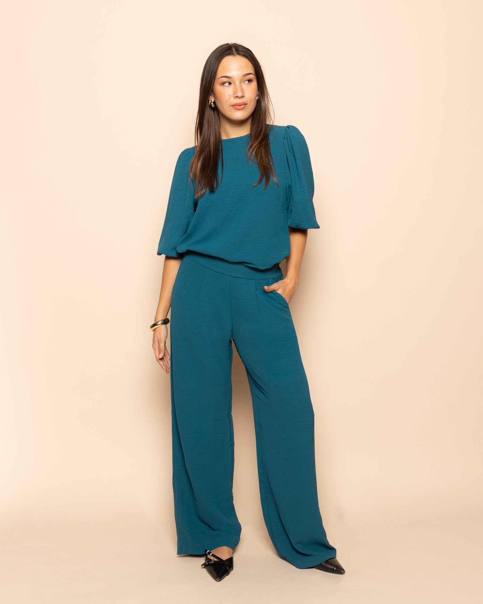 JULIE PANTALON SEA BLUE